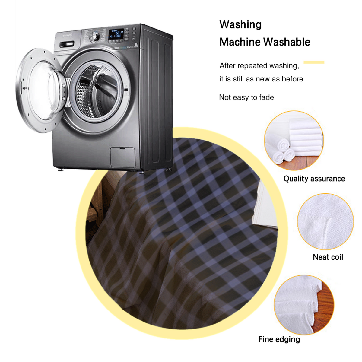 Decorative Soft Neutral Fern Petal All-Season Flannel Blanket