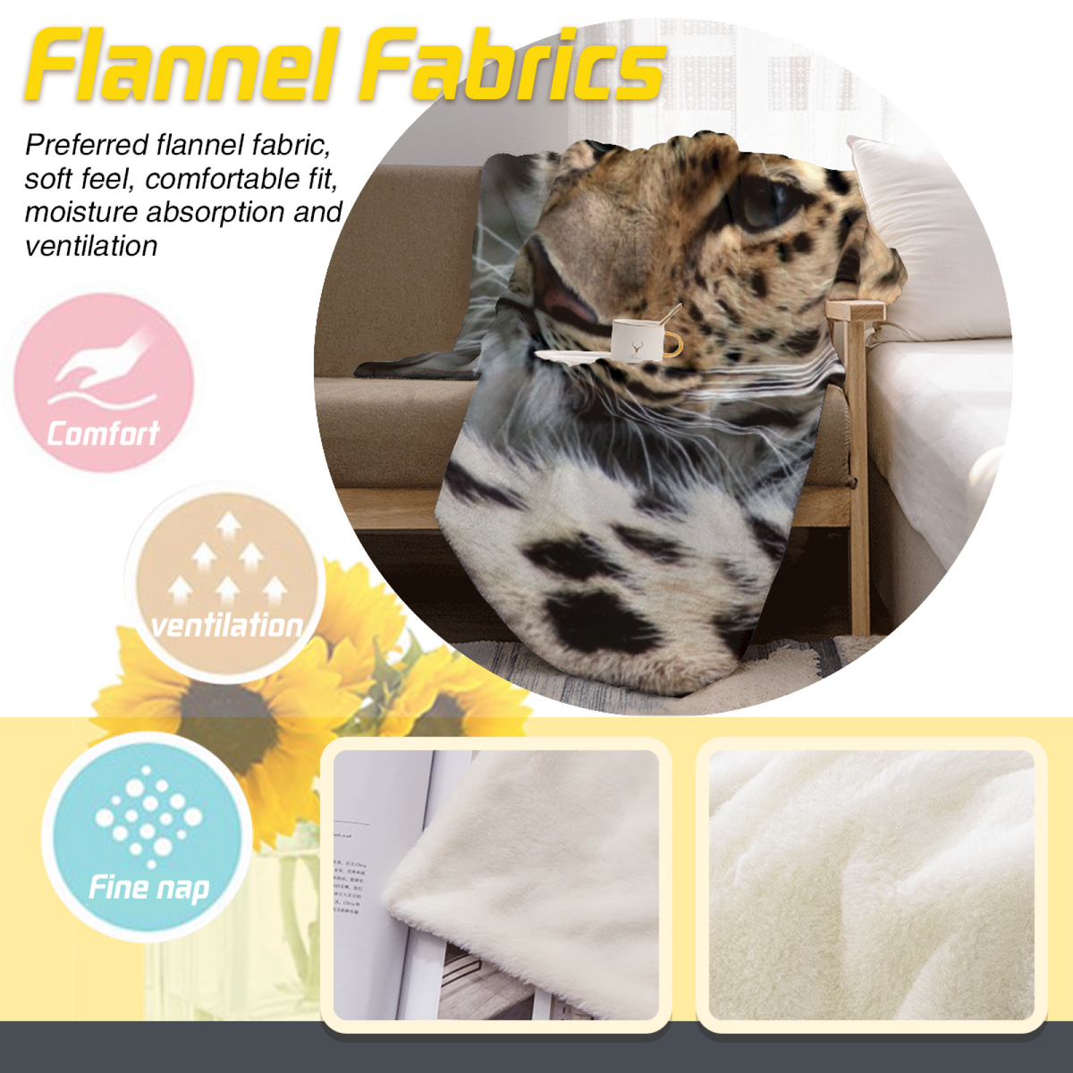Harbor Trail Dreamy Pattern Soft Flannel Blanket