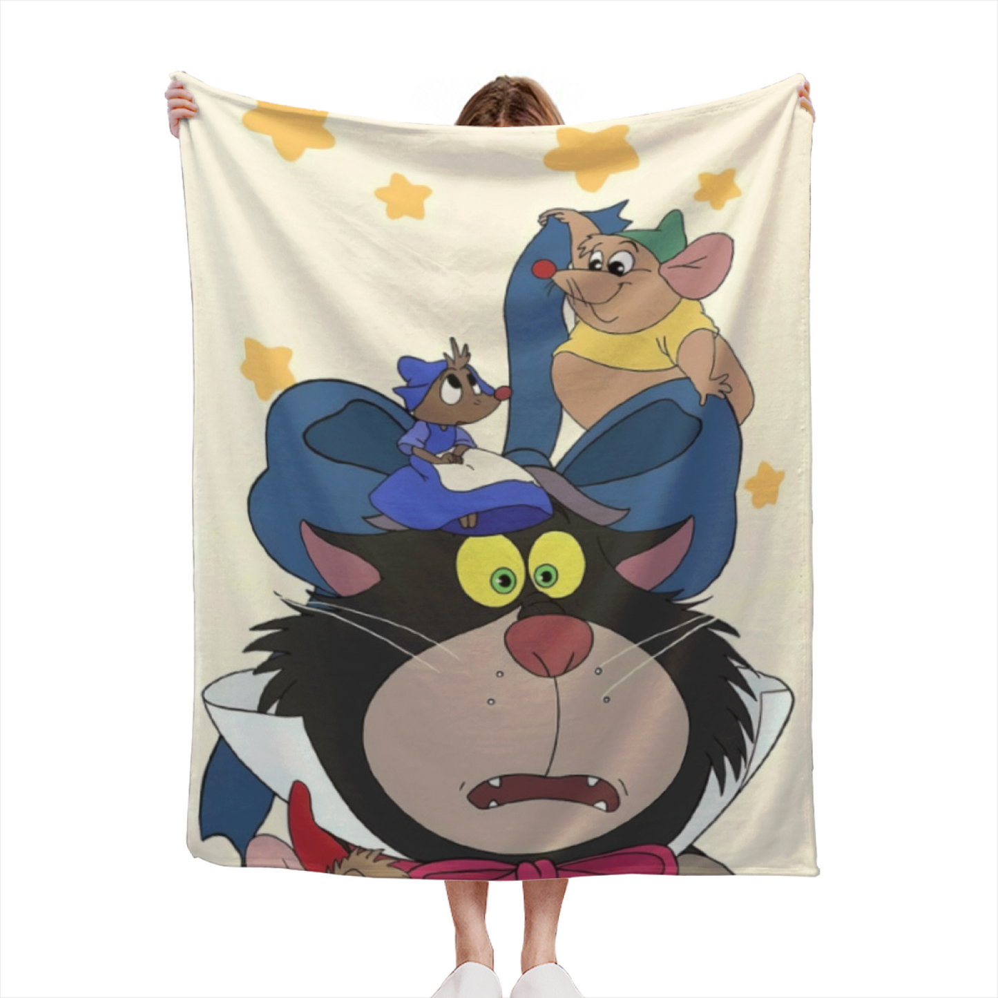Contemporary Graphic Art Throw Blanket ¨C Colorful Printed Cozy Blanket