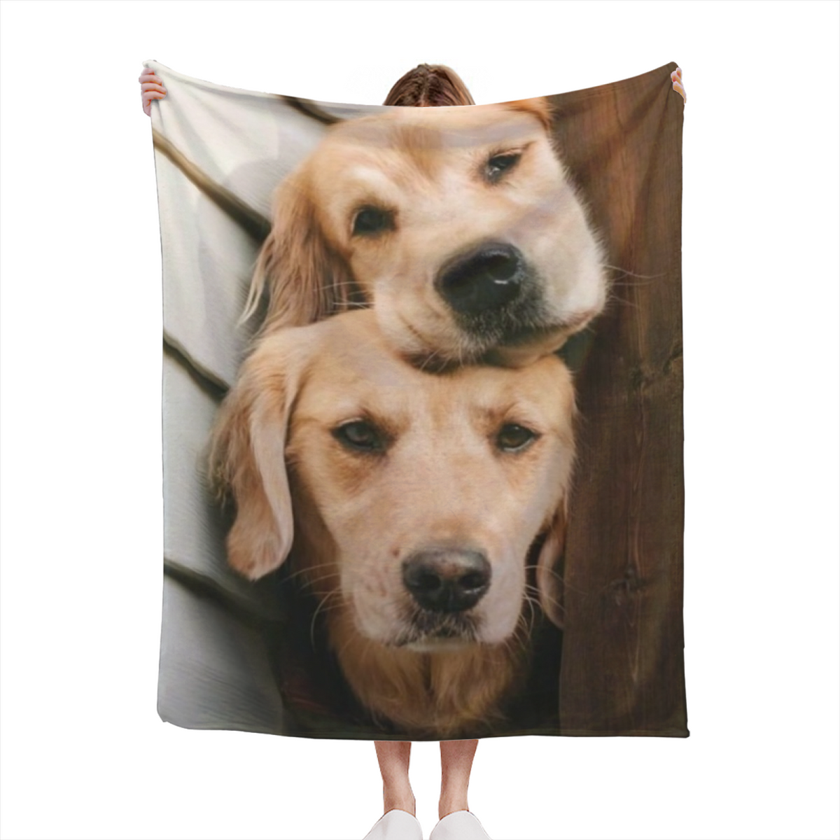 Decorative Flannel Blanket with Aurora Grove Cozy Cottage Artwork