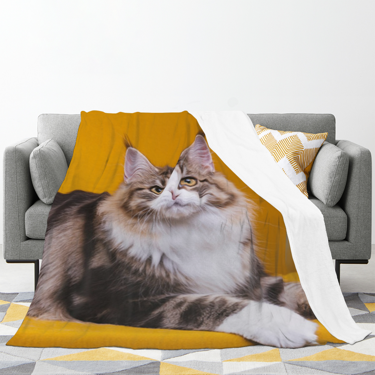Wildwood Solstice Lightweight Flannel Throw in Rich Multicolor