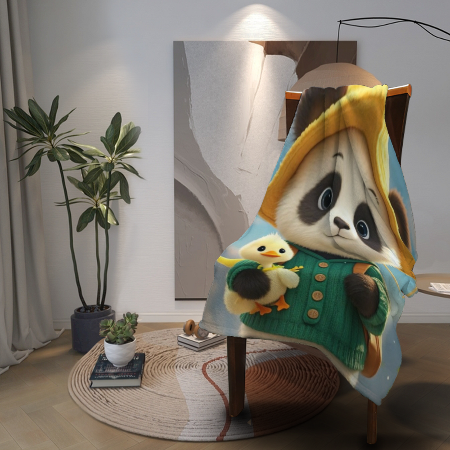 Colorful Artistic Throw Blanket ¨C Modern Printed Decorative Cozy Blanket
