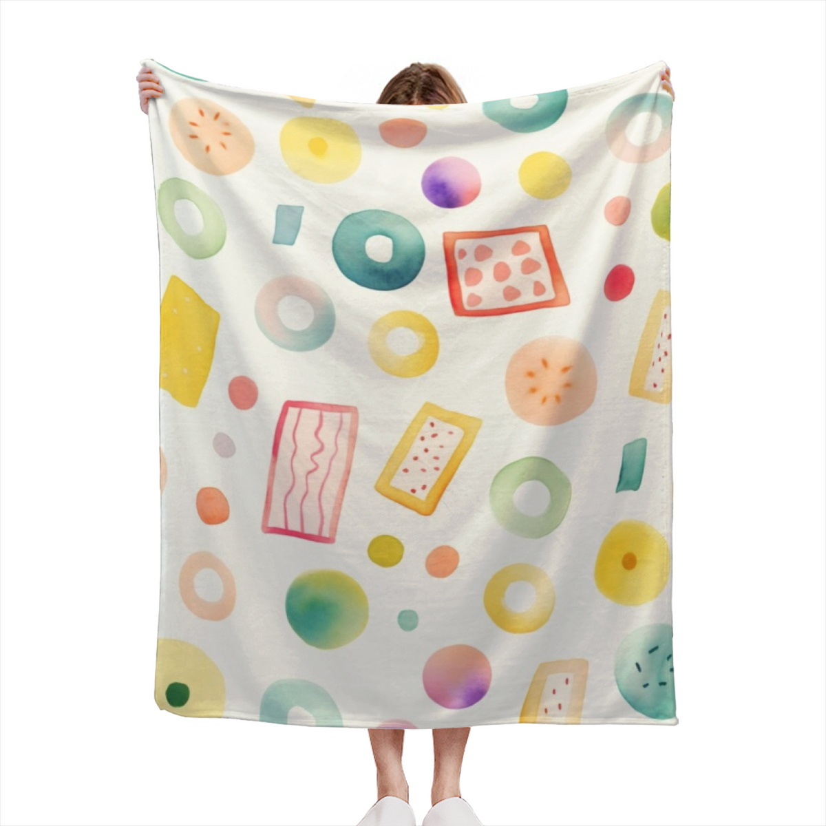 Heather & Daydream Playful Graphic All-Season Flannel Blanket