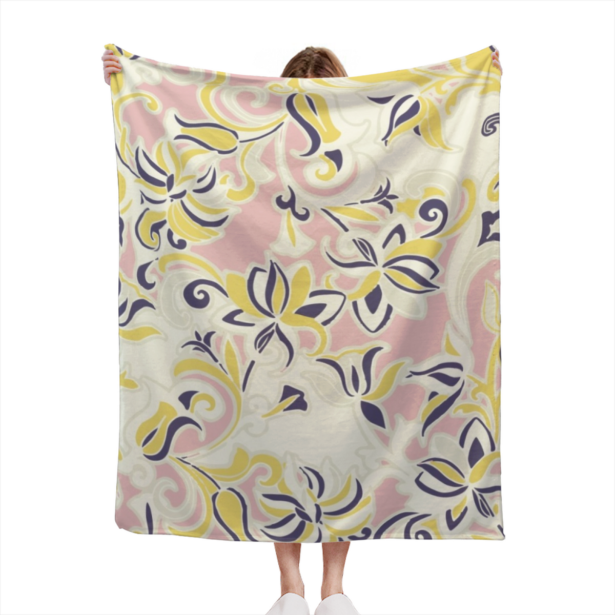 Frosted & Wonder Playful Graphic All-Season Flannel Blanket
