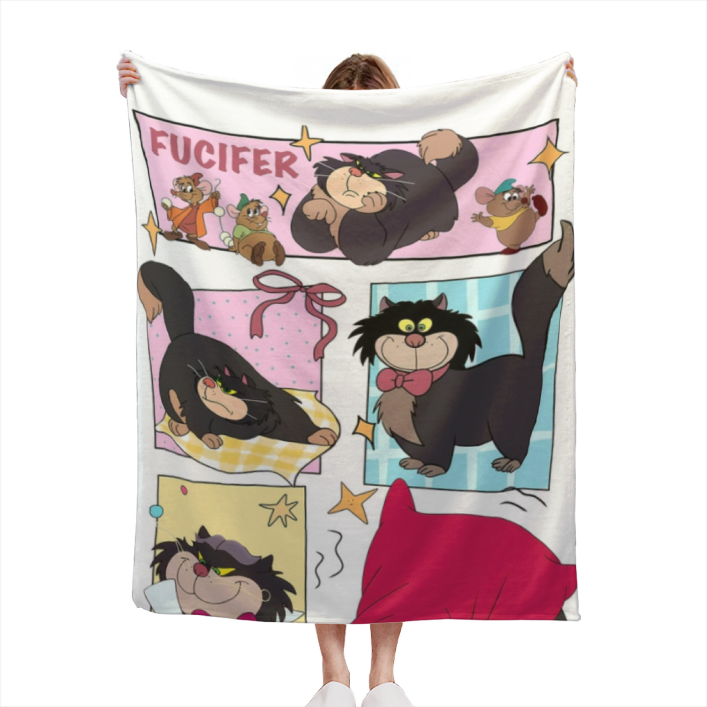 Modern Abstract Throw Blanket ¨C Decorative Graphic Cozy Home Blanket