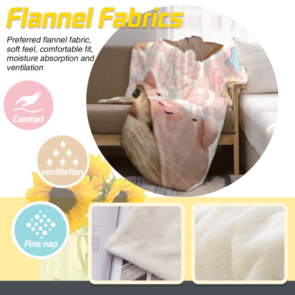 Eclectic Design Seaside Thicket Pastel Multicolor Flannel Sofa Throw