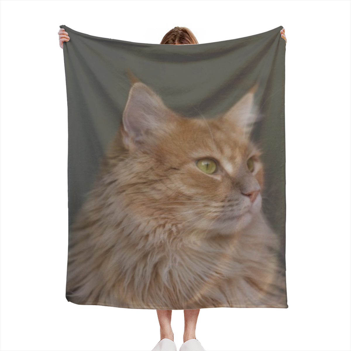 Soft Minimalist Plush Flannel Throw ¨C Electric Sonnet Collection