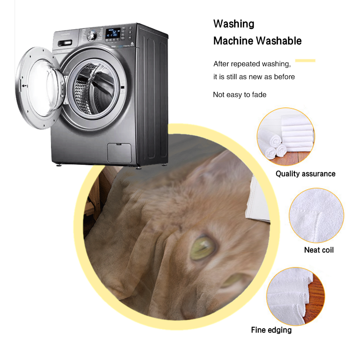 Soft Minimalist Plush Flannel Throw ¨C Electric Sonnet Collection