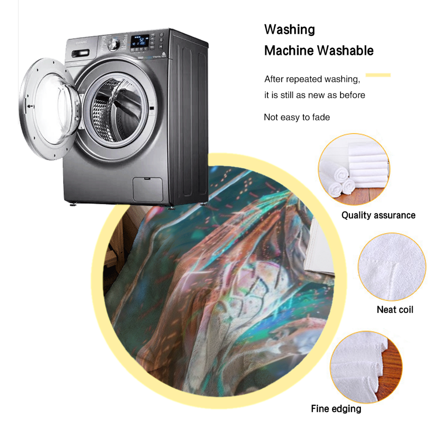 Futuristic Robot Flannel Throw Blanket ¨C Cinematic Sci-Fi Character Design