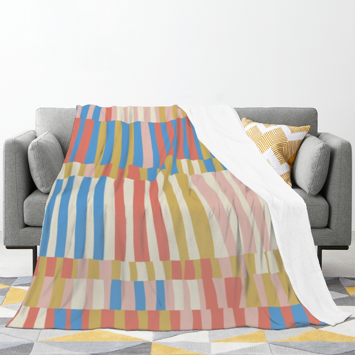 Enchanted & Tapestry Playful Graphic All-Season Flannel Blanket