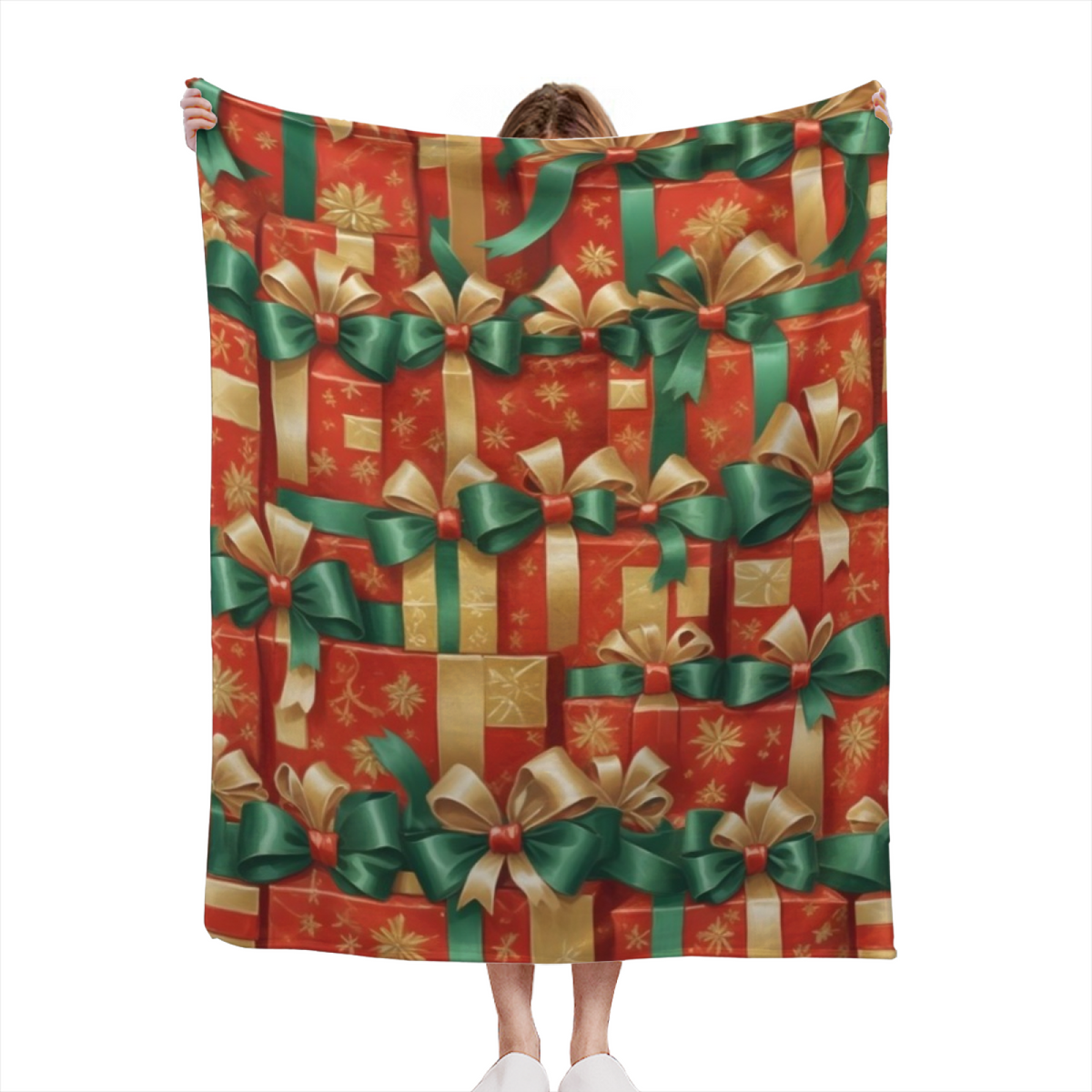 Rich Multicolor Whimsical Decor All-Season Flannel Blanket ¨C Alpine Sonnet Edition