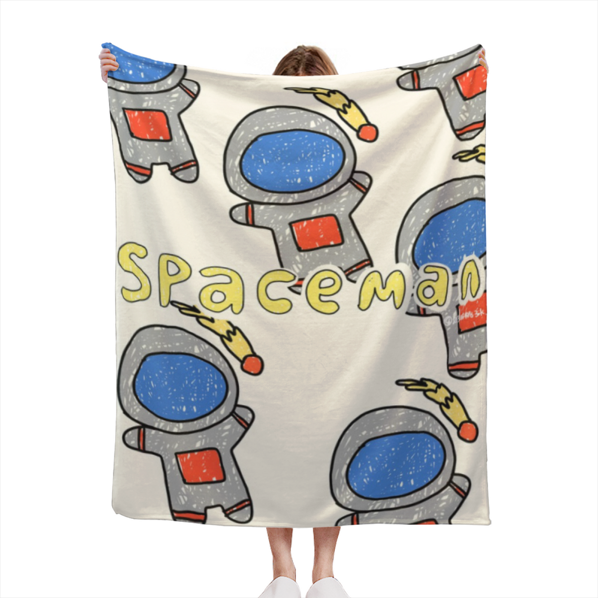 Zephyr Cascade Eclectic Pattern Flannel Throw Blanket