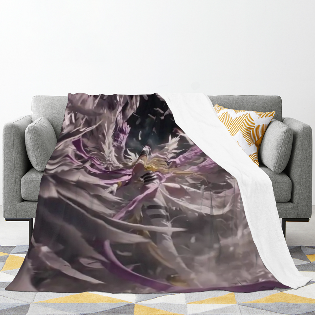 Desert Atlas Home Accent Lightweight Flannel Throw ¨C Warm Coral