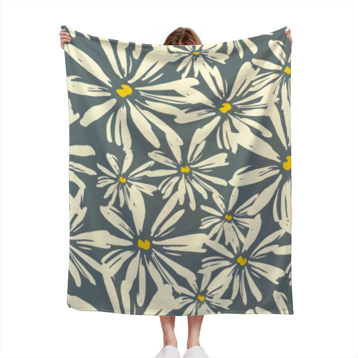 Velvet Mosaic Soft Neutral Dreamy All-Season Flannel Blanket