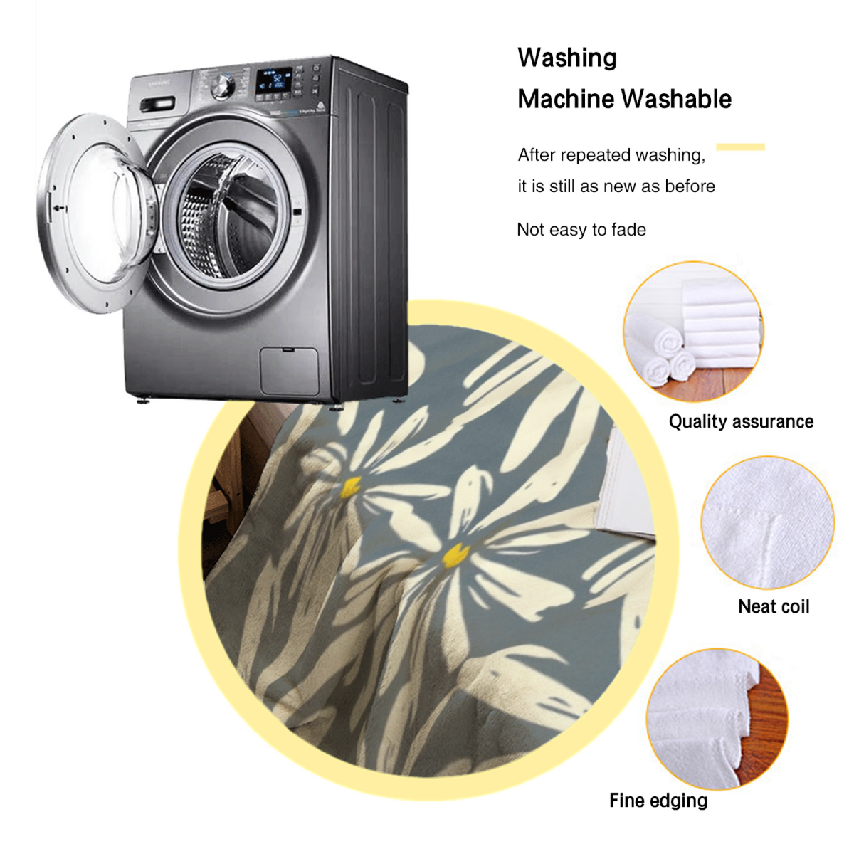Velvet Mosaic Soft Neutral Dreamy All-Season Flannel Blanket