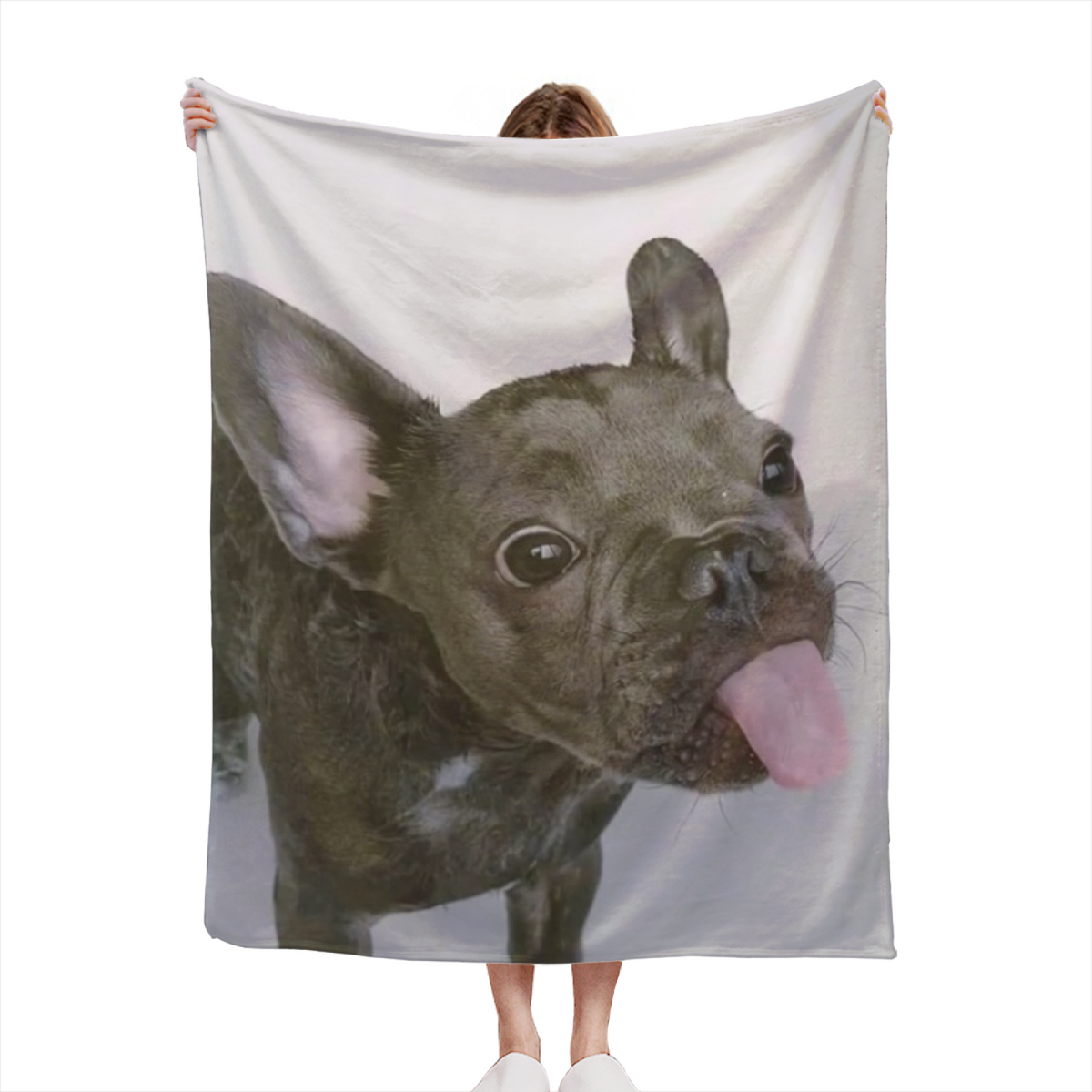 Terracotta Rhythm Soft Neutral Art Plush Flannel Throw