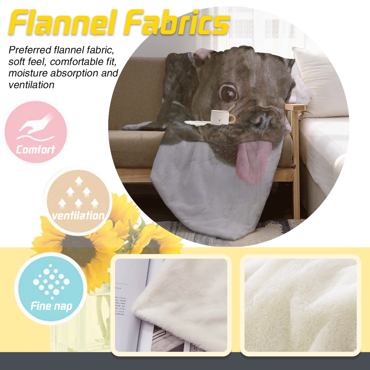 Terracotta Rhythm Soft Neutral Art Plush Flannel Throw
