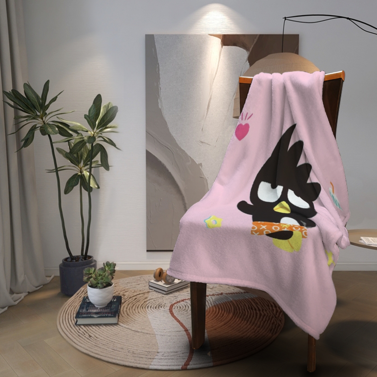 Lime Drink Illustration Soft Flannel Blanket