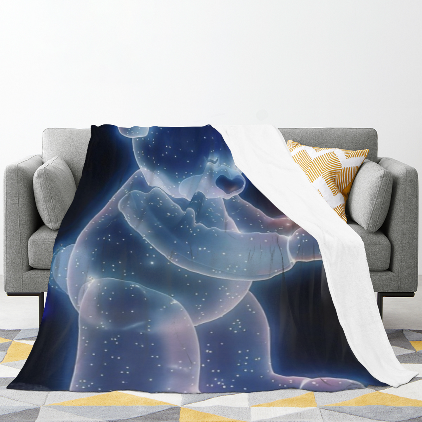 Modern Artistic Throw Blanket ¨C Colorful Printed Decorative Home Blanket