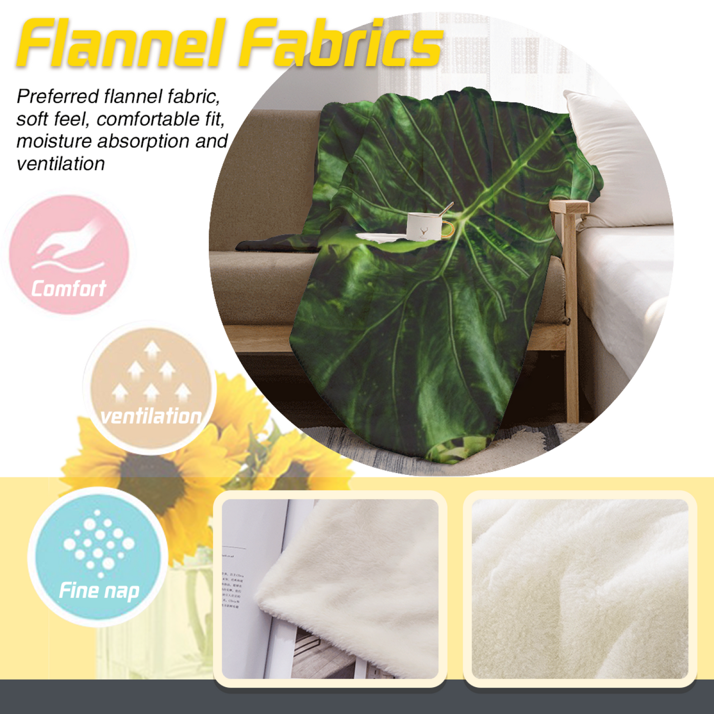 Modern Artistic Pattern Throw Blanket ¨C Colorful Decorative Cozy Blanket