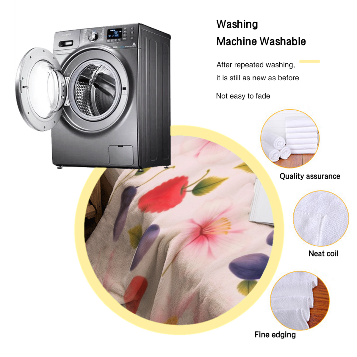 Pastel Multicolor Whimsical Decor Plush Flannel Throw ¨C Breezy Prism Edition