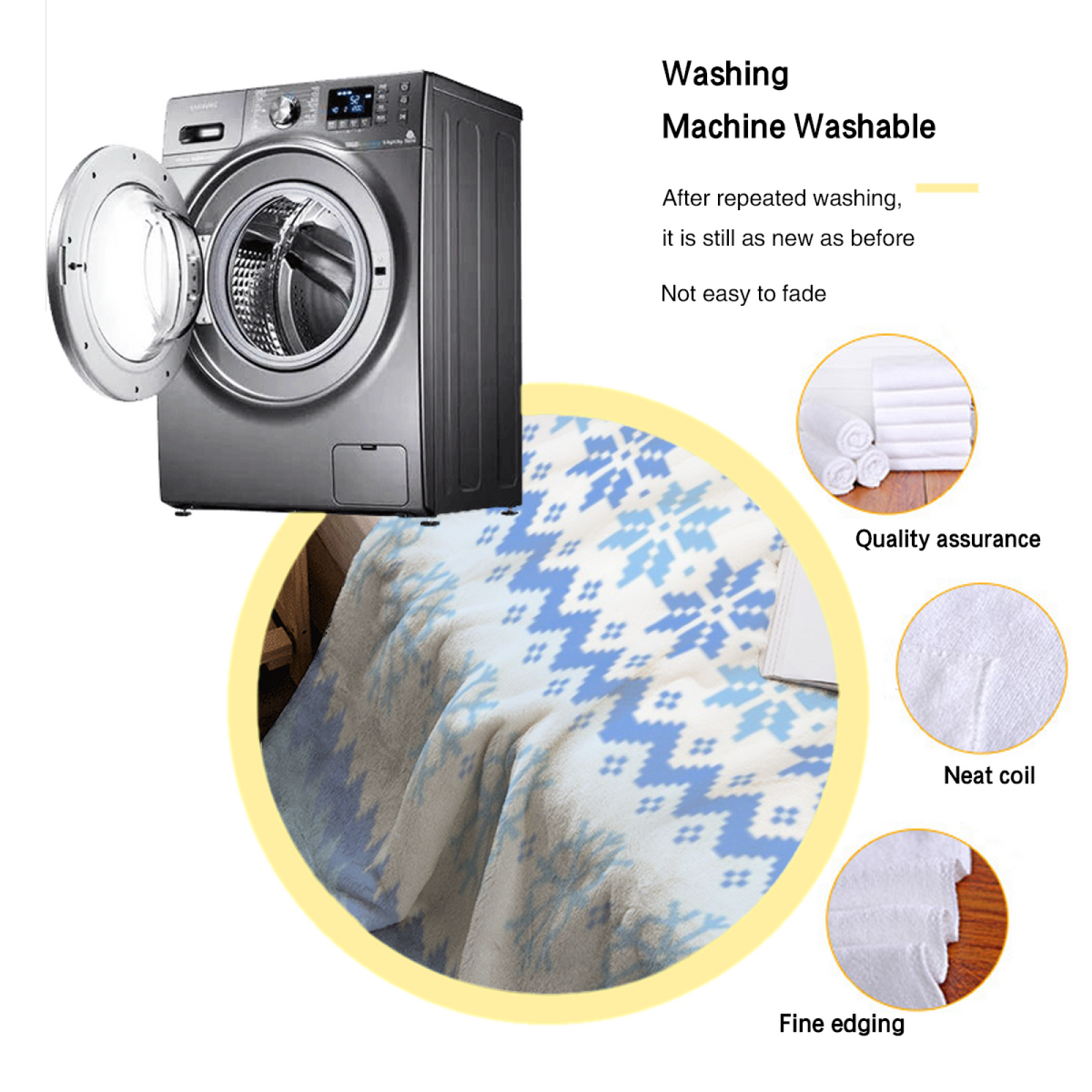 Zephyr Horizon Soft Neutral Art Flannel Throw Blanket