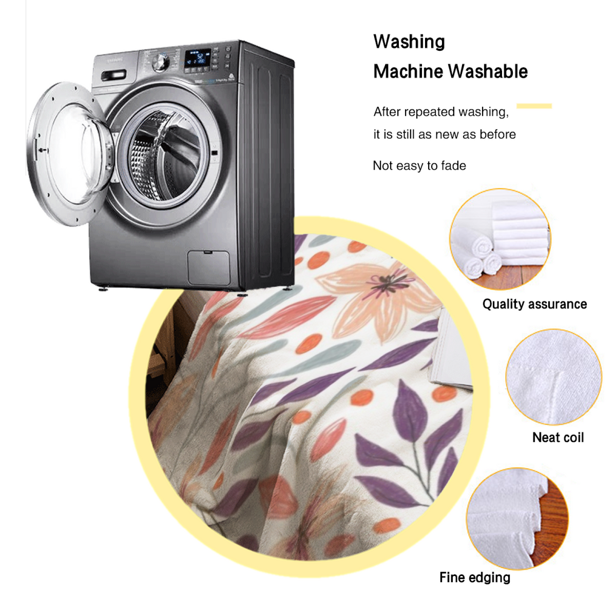 Opaline Wander Home Accent Soft Flannel Blanket ¨C Creamy Ivory