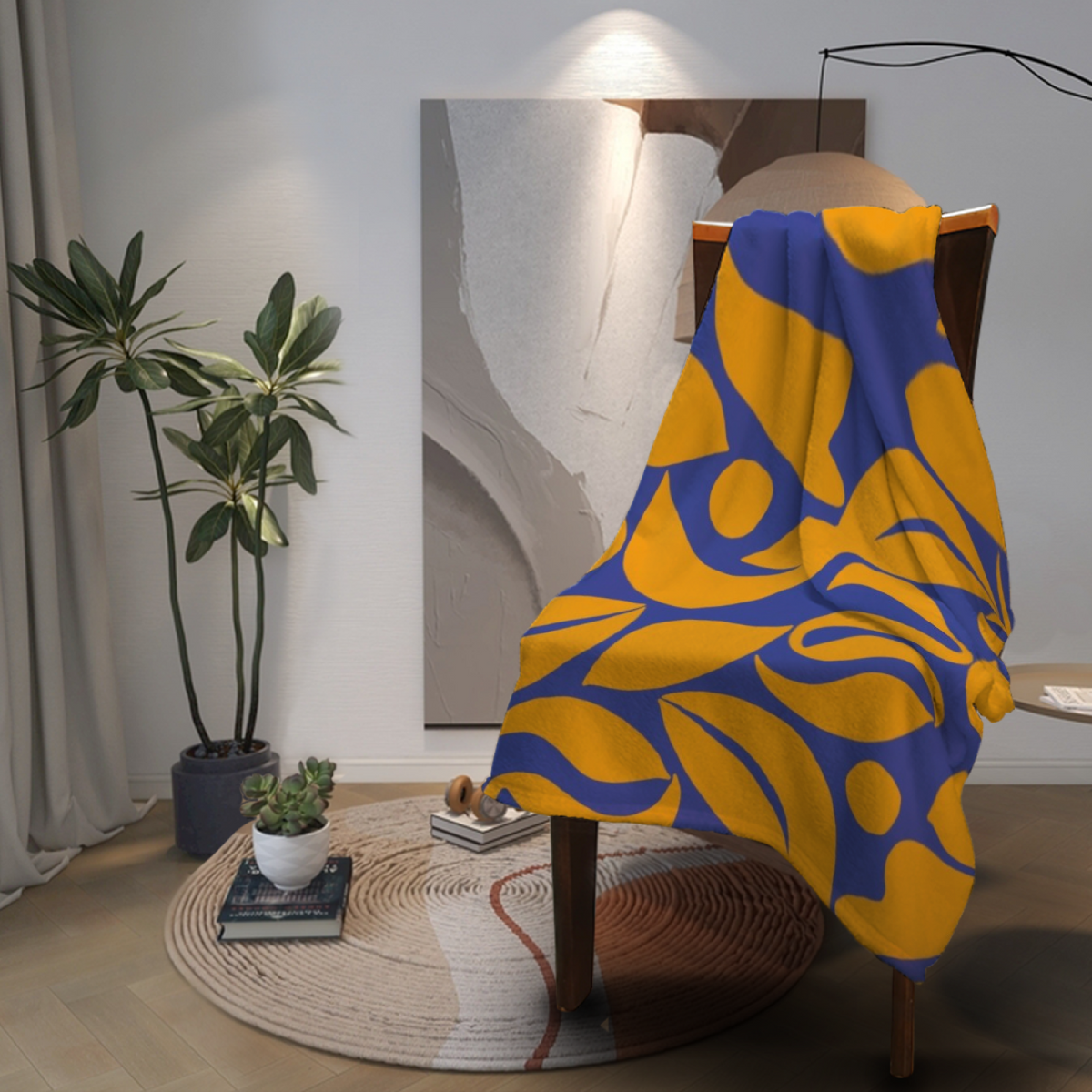 Soft Minimalist All-Season Flannel Blanket ¨C Misty Harbor Collection