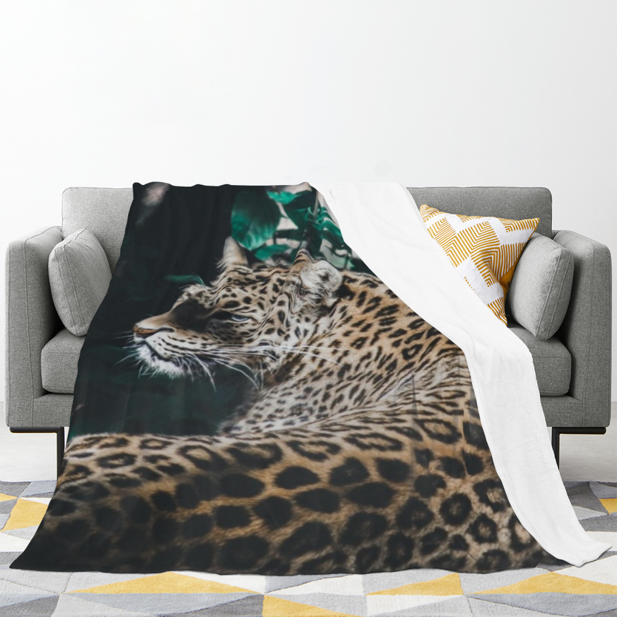 Soft Minimalist Plush Flannel Throw ¨C Enchanted Vista Collection