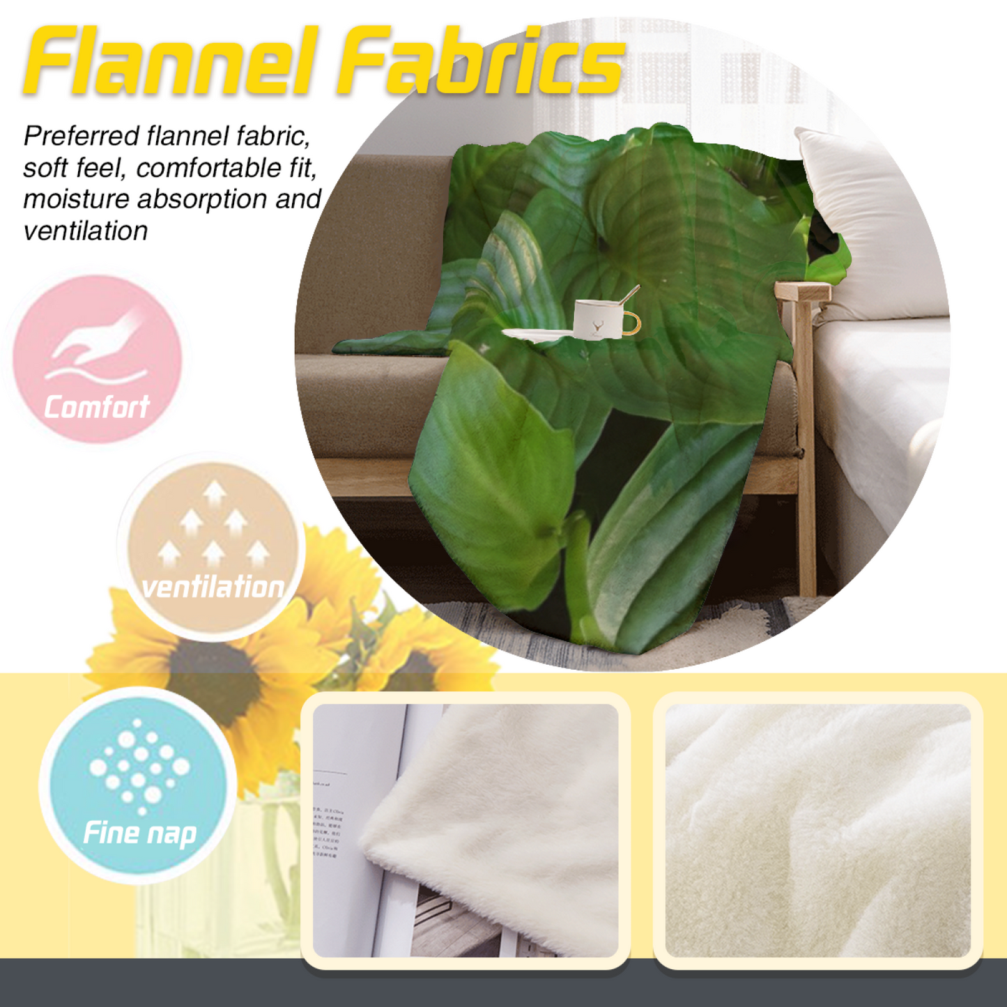Colorful Decorative Pattern Throw Blanket ¨C Modern Artistic Cozy Blanket