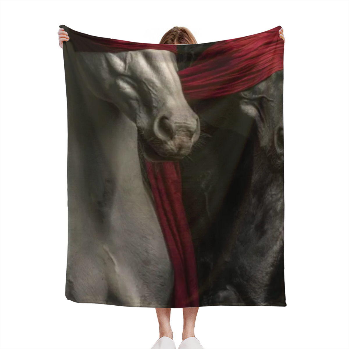 Celestial Breeze Lightweight Flannel Throw in Dusty Lilac