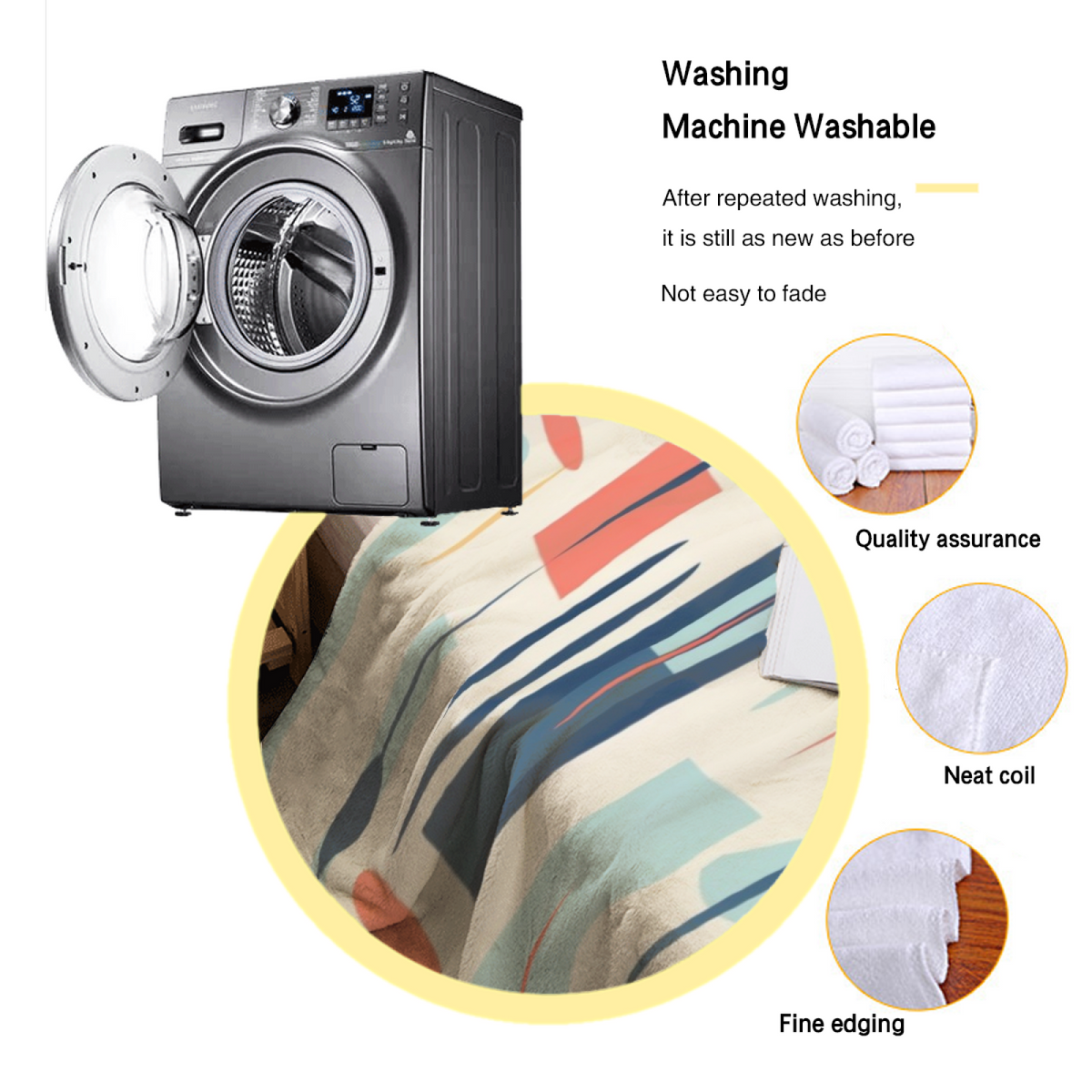 Soft Minimalist All-Season Flannel Blanket ¨C Wildwood Hearth Collection