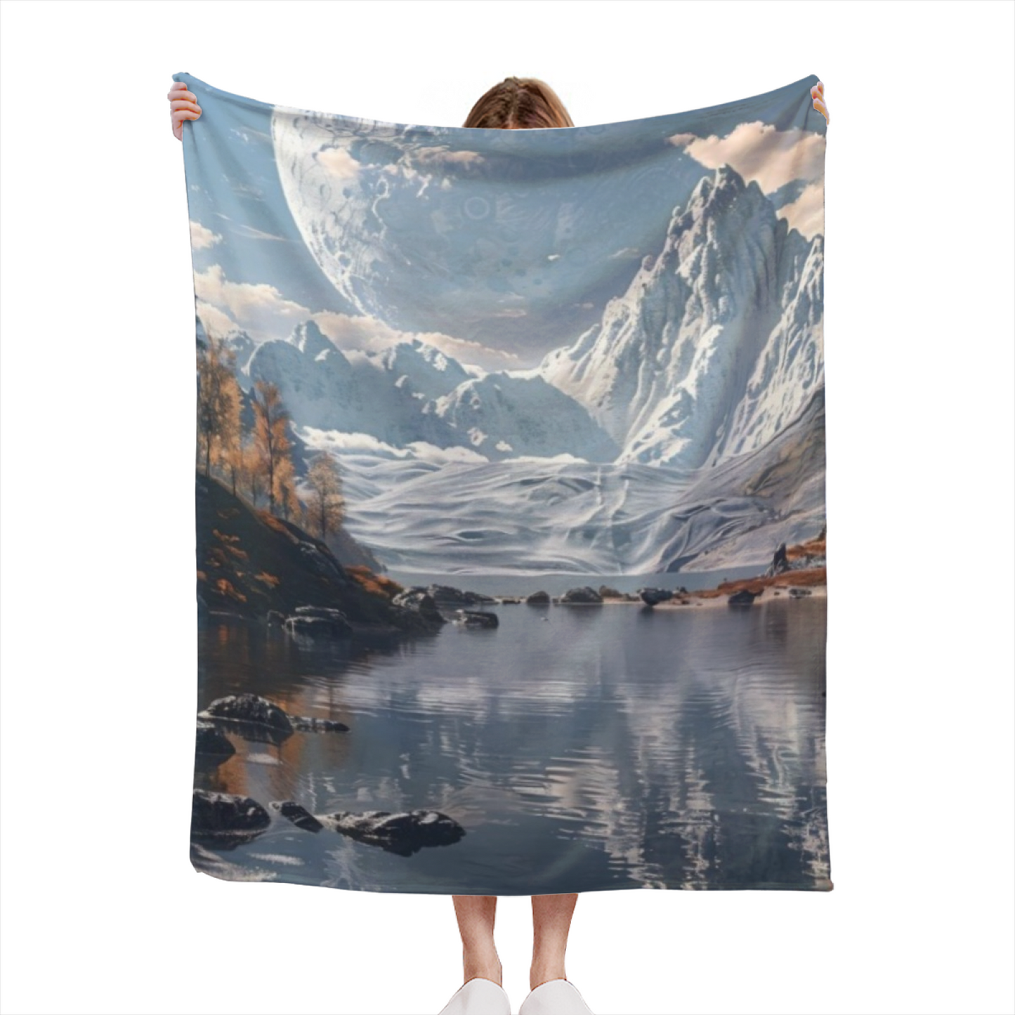 Colorful Modern Art Throw Blanket ¨C Contemporary Printed Home Decor Blanket