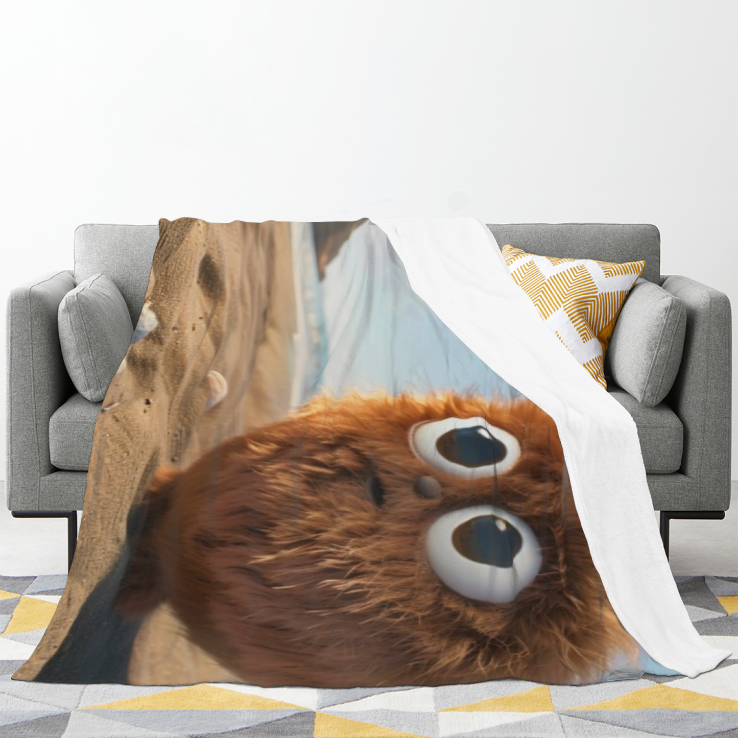 Colorful Modern Art Throw Blanket ¨C Decorative Printed Cozy Home Blanket