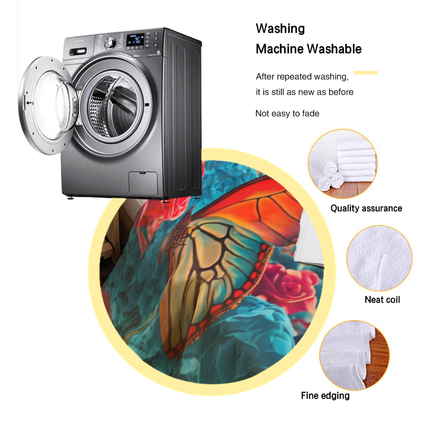 Abstract Decorative Throw Blanket ¨C Stylish Modern Printed Cozy Blanket