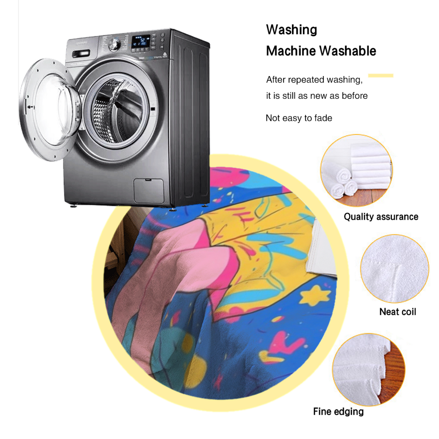 Modern Graphic Throw Blanket ¨C Colorful Decorative Printed Blanket