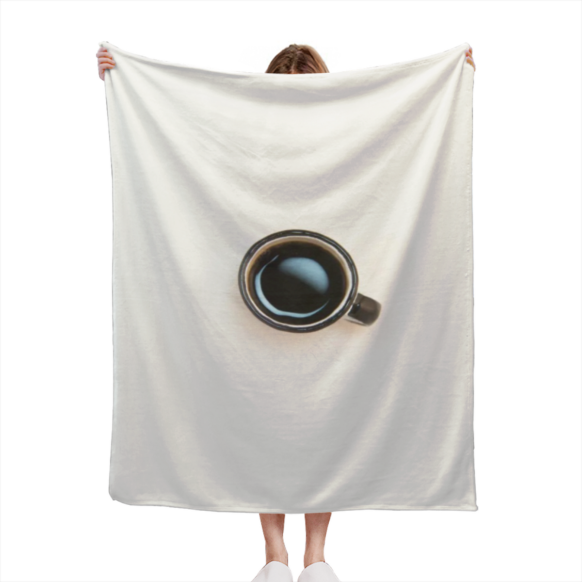 Soft Minimalist Plush Flannel Throw ¨C Prairie Horizon Collection