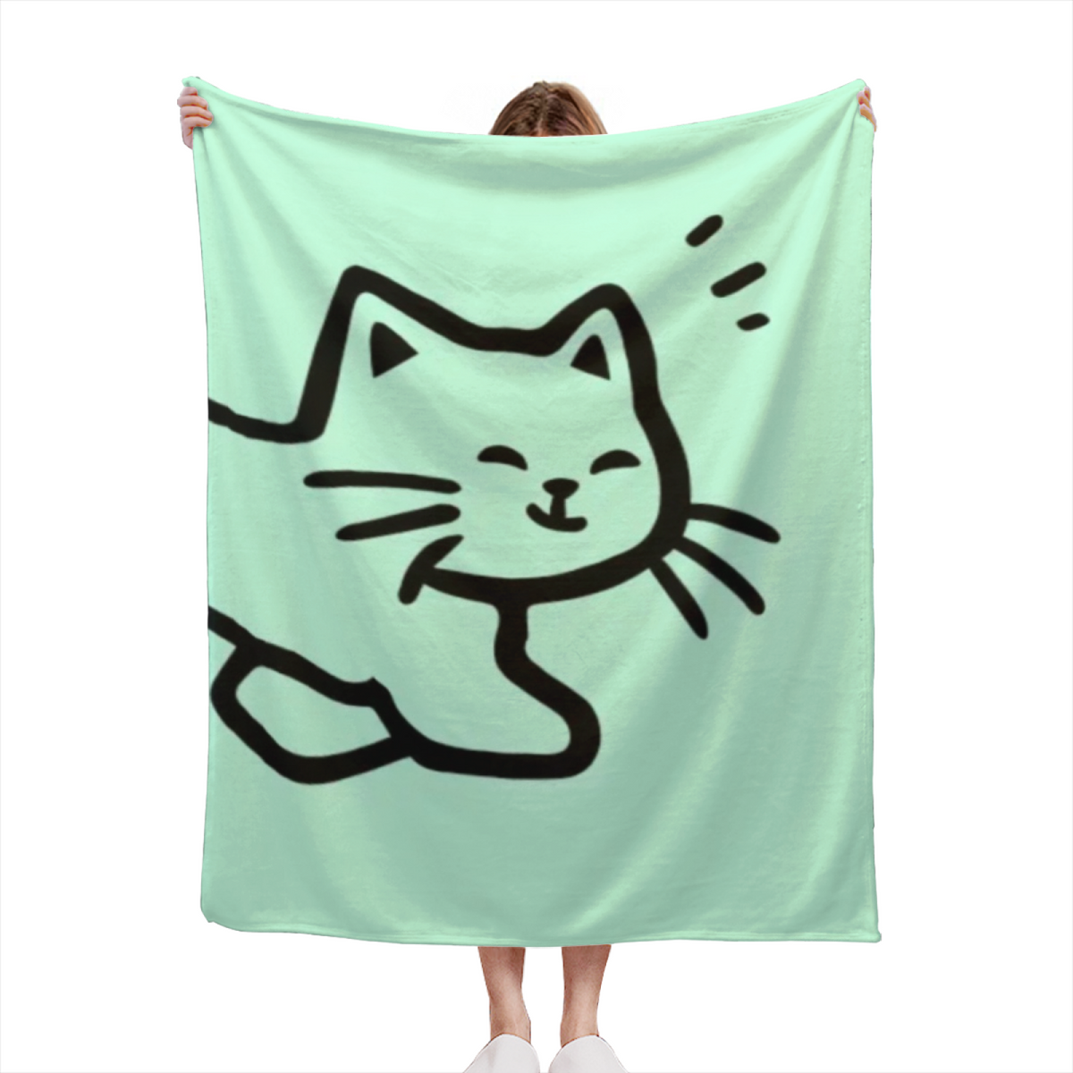 Pastel Multicolor Whimsical Decor Plush Flannel Throw ¨C Aurora Atlas Edition