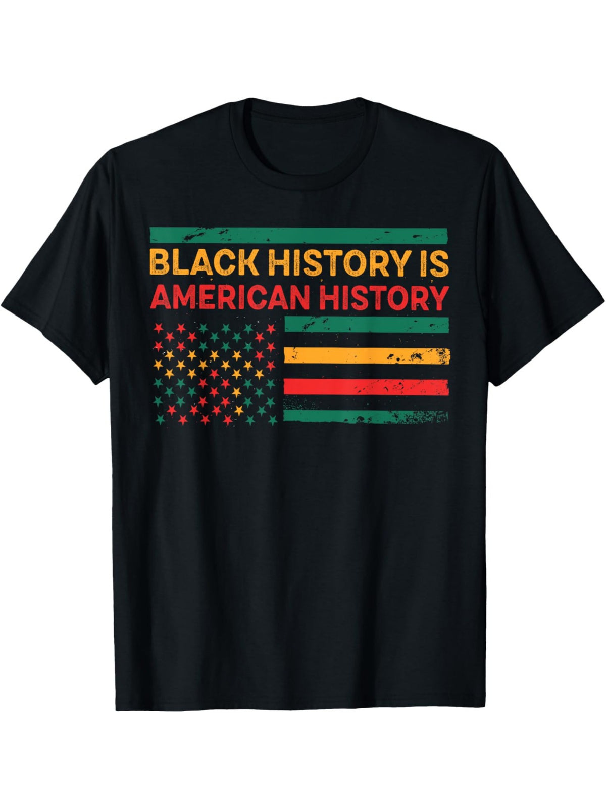Black History Month Retro Trendy Printed T-shirt, Men'S Casual and Comfortable T-shirt Summer, Men'S Short-sleeved Top for Everyday Activities Birthday Gift To Men