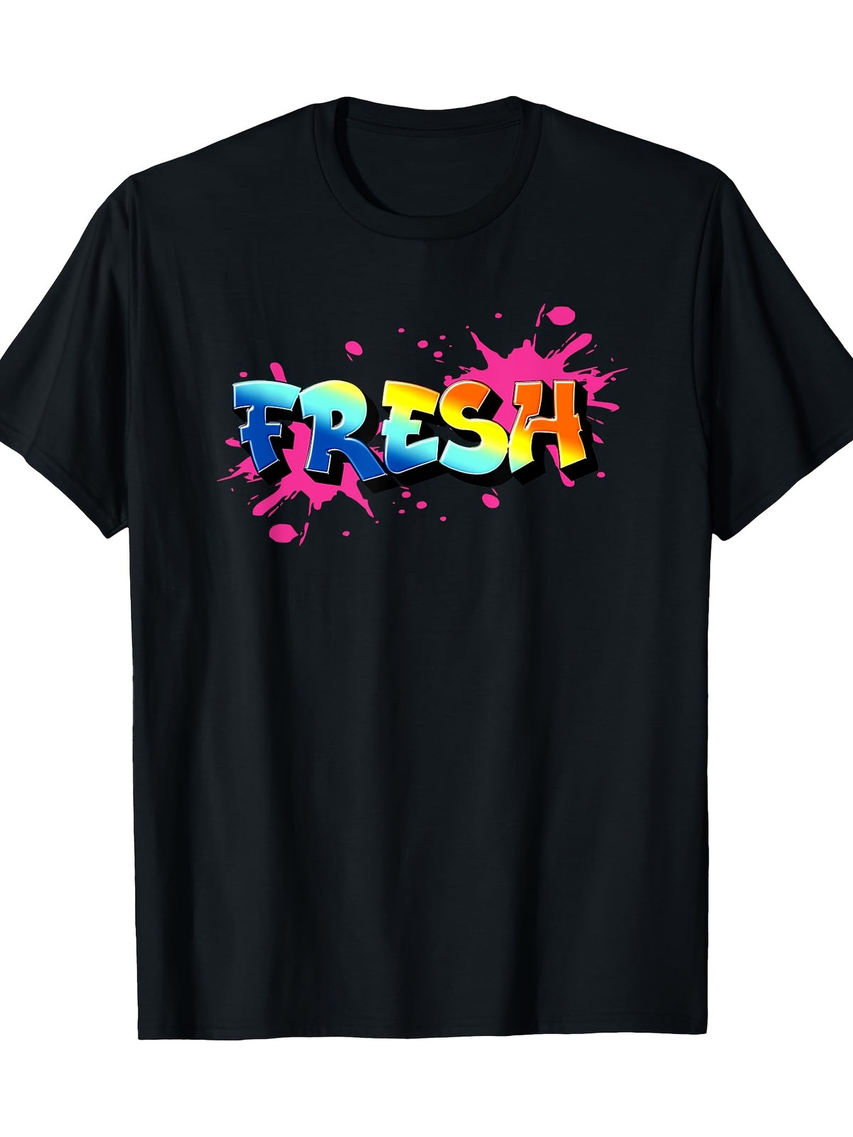 Fresh Old Graffiti Style Funny Graffiti Graphic T-Shirt 100% 180G3