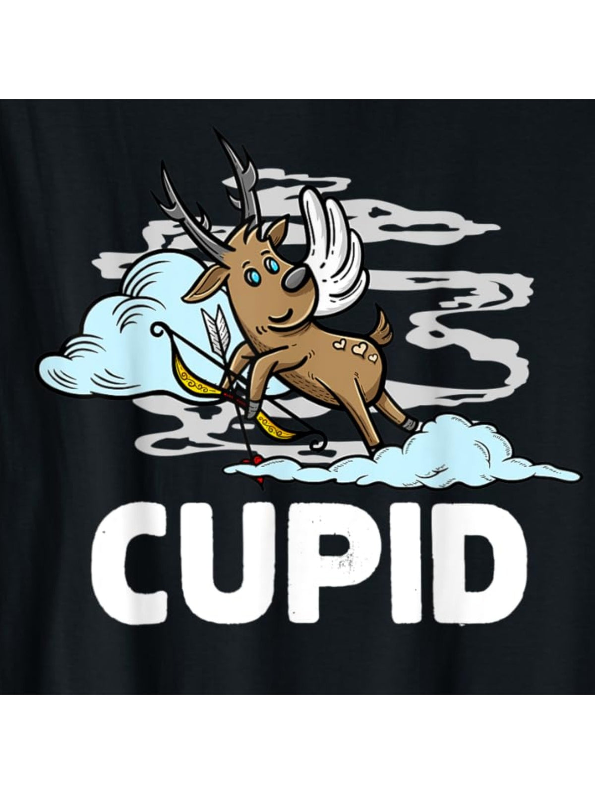 Christmas Santa'S Reindeer Lazy Costume Cupid Funny Valentine'S Day Quotes Retro Trendy Printed T-shirt, Men'S Casual and Comfortable T-shirt Summer, Men'S Short-sleeved Top for Everyday Activities Birthday Gift Valentine'S Day Gift to Men