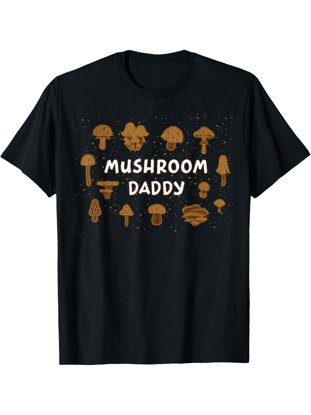Mushroom Daddy Retro Trendy Printed T-shirt, Men'S Casual and Comfortable T-shirt Summer, Men'S Short-sleeved Top for Everyday Activities Birthday Gift to Men